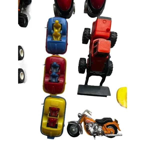 39 Vintage Toy Lot Tonka McDonalds Matchbox Stomper Hot Wheels Marvel 1980-2001